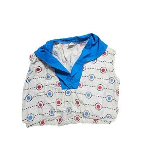 Vintage Honeysuckle Sears Sailor Collar Polka Dot Sleeveless Top Girls 3 Kidcore